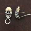 Estate David Yurman 18kt Yellow Gold and Silver Earring