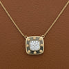 Designer Roberto Coin "Pois Moi" Diamond 18K White and Yellow Necklace