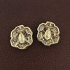 Estate 10.00cttw Diamond 18k Yellow Gold Earring