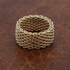 Estate Tiffany & Company Somerset (Mesh) 18kt Yellow Gold Ring
