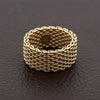 Estate Tiffany & Company Somerset (Mesh) 18kt Yellow Gold Ring