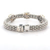 Estate LAGO's Caviar Collection Citrine 18kt Yellow Gold and Silver Bangle