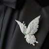 Modern 7.75cttw Diamond Articulating Butterfly 18k White Gold