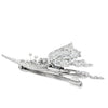 Modern 7.75cttw Diamond Articulating Butterfly 18k White Gold