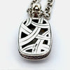 Estate David Yurman Silver 18Kt Yellow Gold Mother of Pearl and Freshwater Pearl 18" Necklace