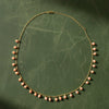 Modern 1960's Angel Skin Coral 18k Yellow Gold Necklace