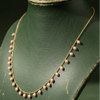 Modern 1960's Angel Skin Coral 18k Yellow Gold Necklace