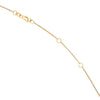 Modern Art Deco Revival Diamond and 14Kt Yellow Gold Necklace