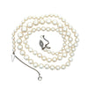 Mid Century 1950's Japanese Akoya 5 - 7.00 mm Cultured Pearl Graduated Necklace
