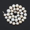 Estate Multi Color Baroque 11mm to 15mm South Sea and Diamond Platinum Necklace