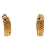 Modern .80 cttw Diamond & 14Kt Yellow Gold Hoop Earrings