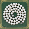 Modern 1990's Fine 12.00-12.50mm South Sea Pearl and 5.00cttw Diamond 36" Necklace