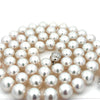 Modern 1990's Fine 12.00-12.50mm South Sea Pearl and 5.00cttw Diamond 36" Necklace