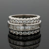 Modern 1.50cttw Diamond Platinum Ring