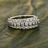 Modern 1.50cttw Diamond Platinum Ring