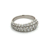Modern 1.50cttw Diamond Platinum Ring