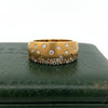 Modern .60 cttw Diamond And 18kt Yellow Gold Ring