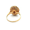 Modern Sapphire & Diamond 14k Yellow Gold Ring