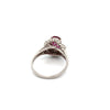 Modern 1960's Ruby and Diamond Platinum Ring