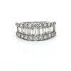 Modern 2.00cttw Diamond Platinum Ring
