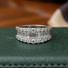 Modern 2.00cttw Diamond Platinum Ring