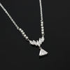 Modern 1.26cttw Diamond Platinum Designer Necklace
