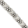 Modern 1960's Bracelet 8.50 Diamond Platinum