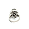 Contemporary 12.50mm Tahitian Pearl and Diamond Platinum Ring