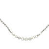 Modern .80cttw Diamond 14Kt White Gold Smile Necklace