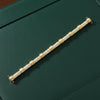 Contemporary 4.50cttw Diamond Double Row 14Kt Yellow Gold Bracelet