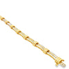 Contemporary 4.50cttw Diamond Double Row 14Kt Yellow Gold Bracelet