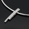 Contemporary 2.00cttw Diamond 14K/18K White Gold Necklace