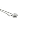 Modern Heart Shape Diamond & 14K White Gold Necklace