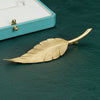 Vintage Tiffany & Co. 14Kt Yellow Gold Leaf Brooch