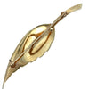 Vintage Tiffany & Co. 14Kt Yellow Gold Leaf Brooch