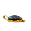 Estate Designer Ricky Frank 18K/22K Diamond & Cloisonne Pendant