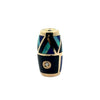Designer Asch Grossbardt Diamond, Opal, Lapis, Onyx 14K Yellow Gold Pendant