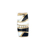 Designer HL Diamond, Onyx, Mother of Pearl 14Kt Yellow Gold Pendant