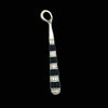Designer Guild Diamond & Enamel 18Kt White Gold Pendant