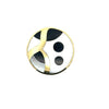 Designer Asch Grossbardt Diamond, Mother of Pearl, 14K Yellow/White Gold Pendant