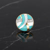 Designer Asch Grossbardt Diamond, Mother of Pearl, 14K Yellow/White Gold Pendant