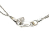 Designer E.G. Diamond 18K White Gold Necklace