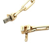 Designer Italian Paper Clip Diamond 14Kt Yellow Gold Necklace