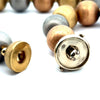 Estate Italian Designer Arezzo Satin Finish Tri Color 18K Necklace