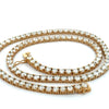 Contemporary 25.37cttw Diamond Anniversary 14K Yellow Gold.