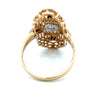 Vintage Sapphire & Diamond 14K Yellow & White Gold Ring