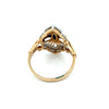 Vintage Sapphire & Diamond 14K Yellow & White Gold Ring