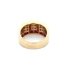 Vintage Ruby & Diamond 14K Yellow/White Gold Ring