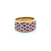 Vintage Ruby & Diamond 14K Yellow/White Gold Ring