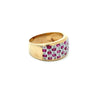 Vintage Ruby & Diamond 14K Yellow/White Gold Ring